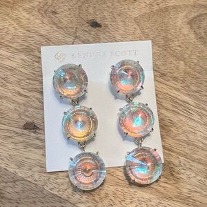 Kendra Scott Custom Dichroic Earrings